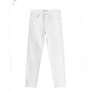 Zara Men's Crisp White Straight Jeans